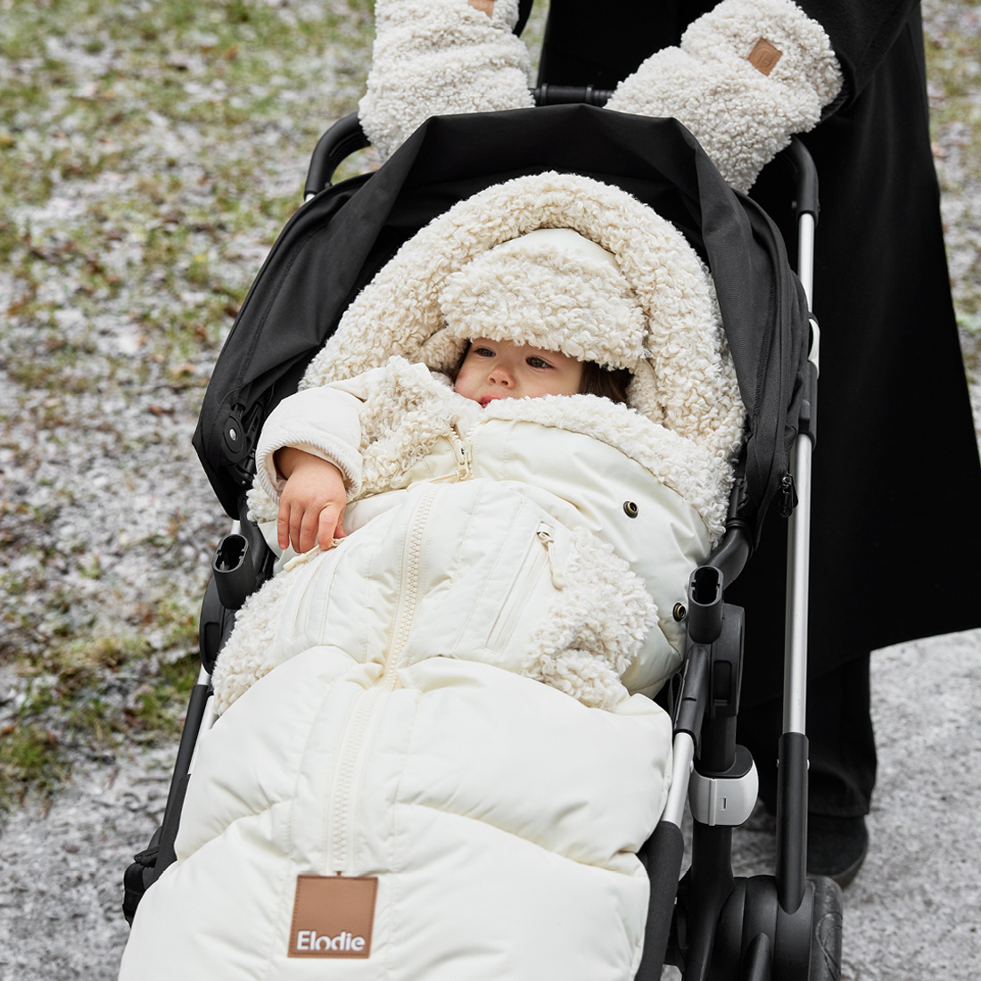Elodie | Stroller Mittens Soft Sherpa | weatherproof | Elodie